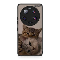 Thumbnail for Θήκη Xiaomi 13 Ultra Cats In Love από τη Smartfits με σχέδιο στο πίσω μέρος και μαύρο περίβλημα | Xiaomi 13 Ultra Cats In Love Case with Colorful Back and Black Bezels