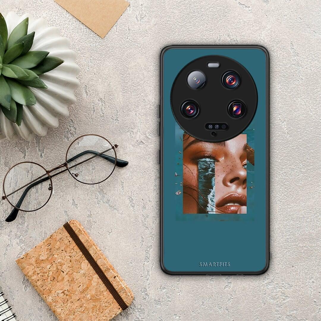 Θήκη Xiaomi 13 Ultra Cry An Ocean από τη Smartfits με σχέδιο στο πίσω μέρος και μαύρο περίβλημα | Xiaomi 13 Ultra Cry An Ocean Case with Colorful Back and Black Bezels