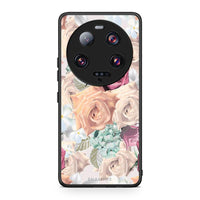 Thumbnail for Θήκη Xiaomi 13 Ultra Floral Bouquet από τη Smartfits με σχέδιο στο πίσω μέρος και μαύρο περίβλημα | Xiaomi 13 Ultra Floral Bouquet Case with Colorful Back and Black Bezels