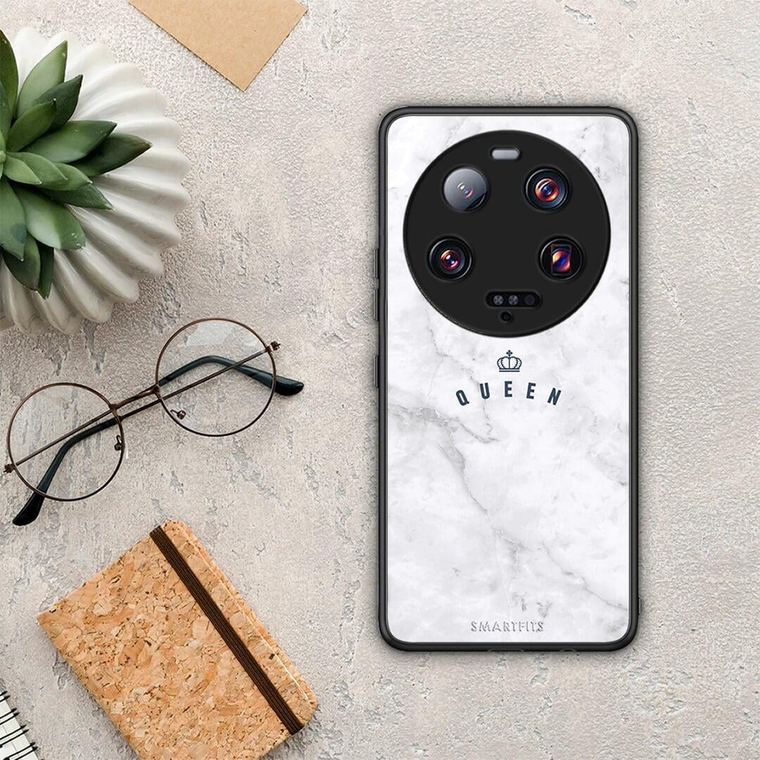 Θήκη Xiaomi 13 Ultra Marble Queen από τη Smartfits με σχέδιο στο πίσω μέρος και μαύρο περίβλημα | Xiaomi 13 Ultra Marble Queen Case with Colorful Back and Black Bezels