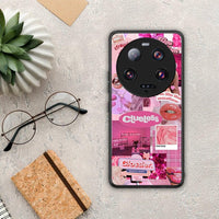 Thumbnail for Θήκη Xiaomi 13 Ultra Pink Love από τη Smartfits με σχέδιο στο πίσω μέρος και μαύρο περίβλημα | Xiaomi 13 Ultra Pink Love Case with Colorful Back and Black Bezels