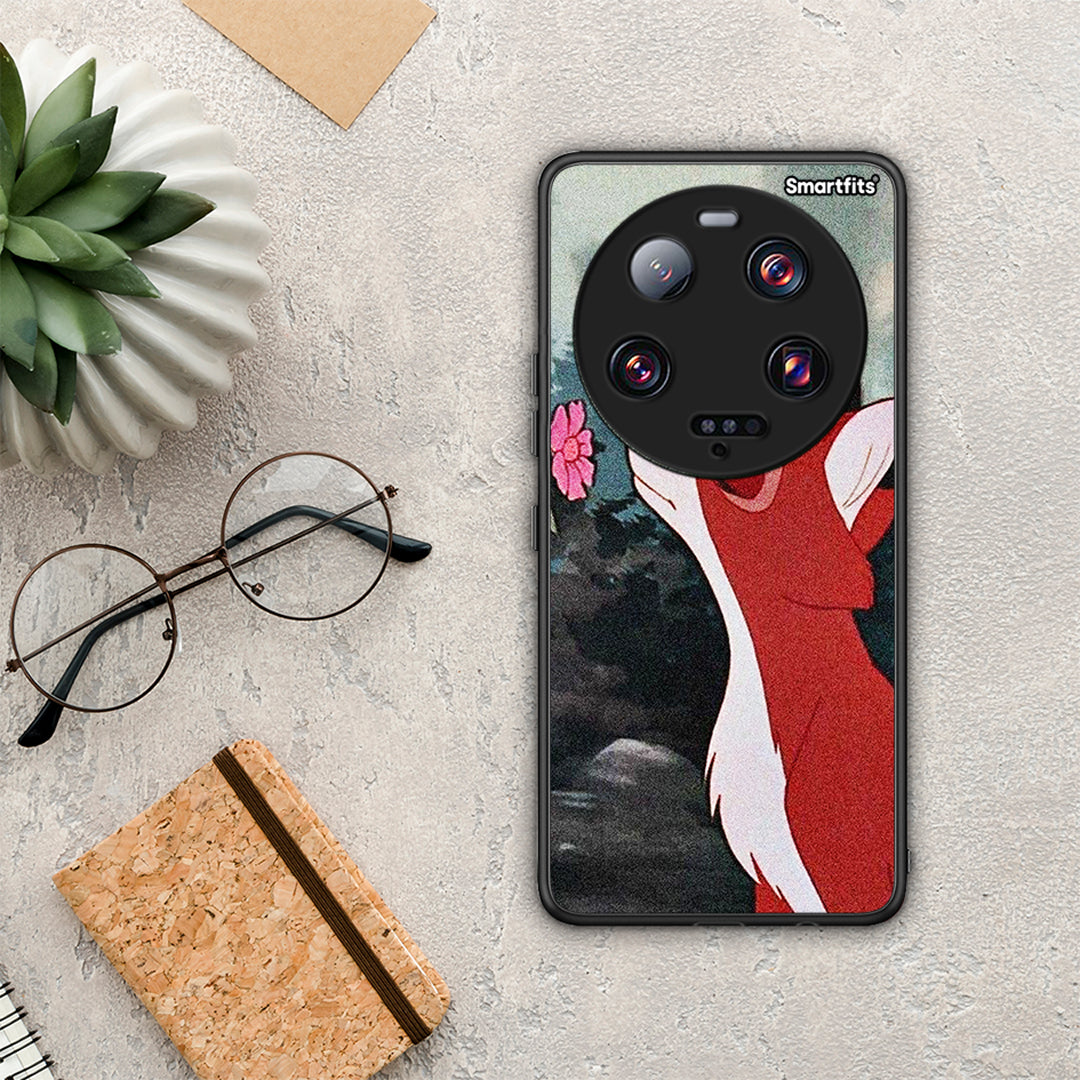 Θήκη Xiaomi 13 Ultra Tod And Vixey Love 2 από τη Smartfits με σχέδιο στο πίσω μέρος και μαύρο περίβλημα | Xiaomi 13 Ultra Tod And Vixey Love 2 Case with Colorful Back and Black Bezels