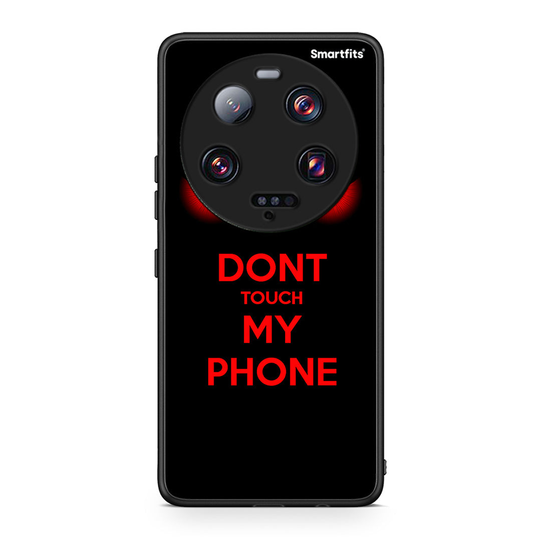 Θήκη Xiaomi 13 Ultra Touch My Phone από τη Smartfits με σχέδιο στο πίσω μέρος και μαύρο περίβλημα | Xiaomi 13 Ultra Touch My Phone Case with Colorful Back and Black Bezels