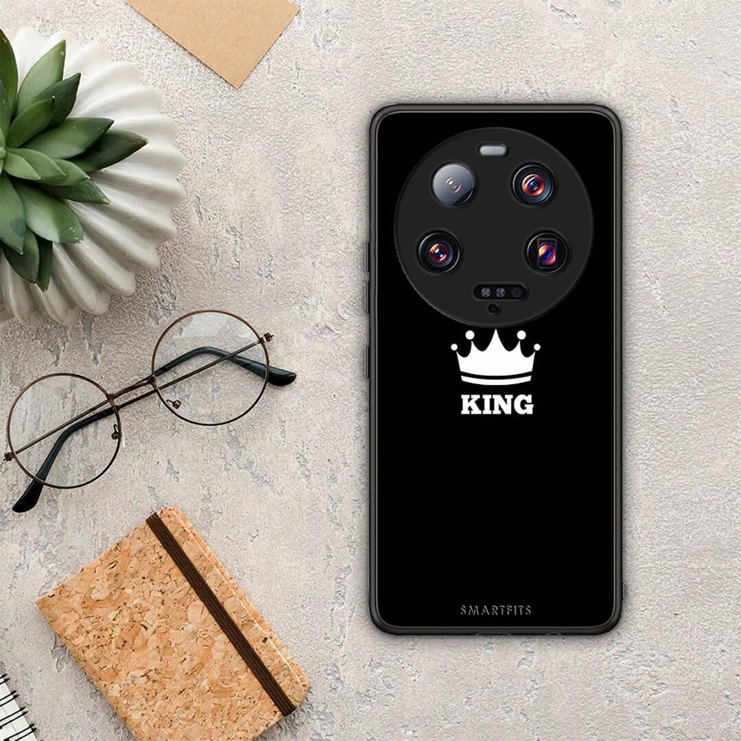 Θήκη Xiaomi 13 Ultra Valentine King από τη Smartfits με σχέδιο στο πίσω μέρος και μαύρο περίβλημα | Xiaomi 13 Ultra Valentine King Case with Colorful Back and Black Bezels