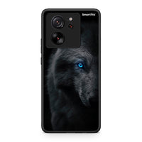Thumbnail for Xiaomi 13T Dark Wolf θήκη από τη Smartfits με σχέδιο στο πίσω μέρος και μαύρο περίβλημα | Smartphone case with colorful back and black bezels by Smartfits