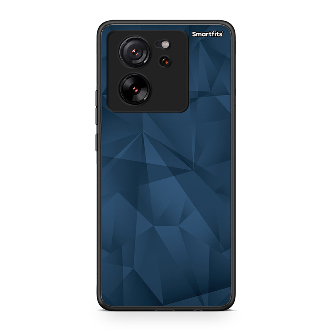 39 - Xiaomi 13T Blue Abstract Geometric case, cover, bumper