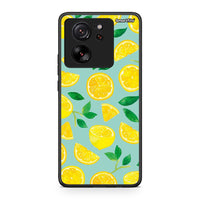 Thumbnail for Xiaomi 13T Lemons θήκη από τη Smartfits με σχέδιο στο πίσω μέρος και μαύρο περίβλημα | Smartphone case with colorful back and black bezels by Smartfits