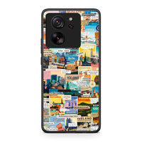 Thumbnail for Xiaomi 13T Live To Travel θήκη από τη Smartfits με σχέδιο στο πίσω μέρος και μαύρο περίβλημα | Smartphone case with colorful back and black bezels by Smartfits