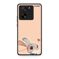 Thumbnail for Xiaomi 13T Nick Wilde And Judy Hopps Love 2 θήκη από τη Smartfits με σχέδιο στο πίσω μέρος και μαύρο περίβλημα | Smartphone case with colorful back and black bezels by Smartfits