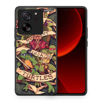 Thumbnail for Θήκη Xiaomi 13T Ninja Turtles από τη Smartfits με σχέδιο στο πίσω μέρος και μαύρο περίβλημα | Xiaomi 13T Ninja Turtles case with colorful back and black bezels