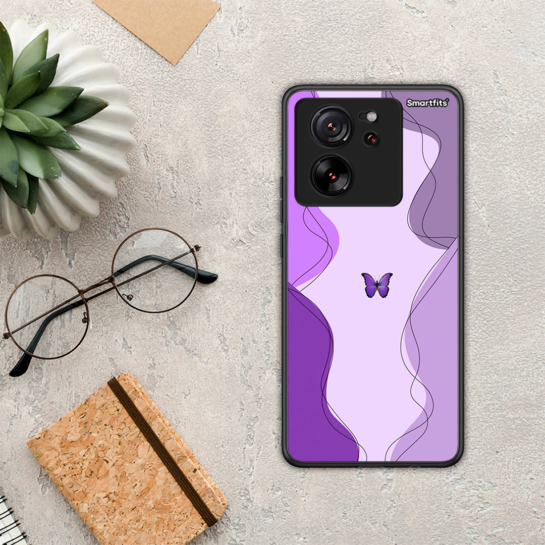 Purple Mariposa - Xiaomi 13T θήκη