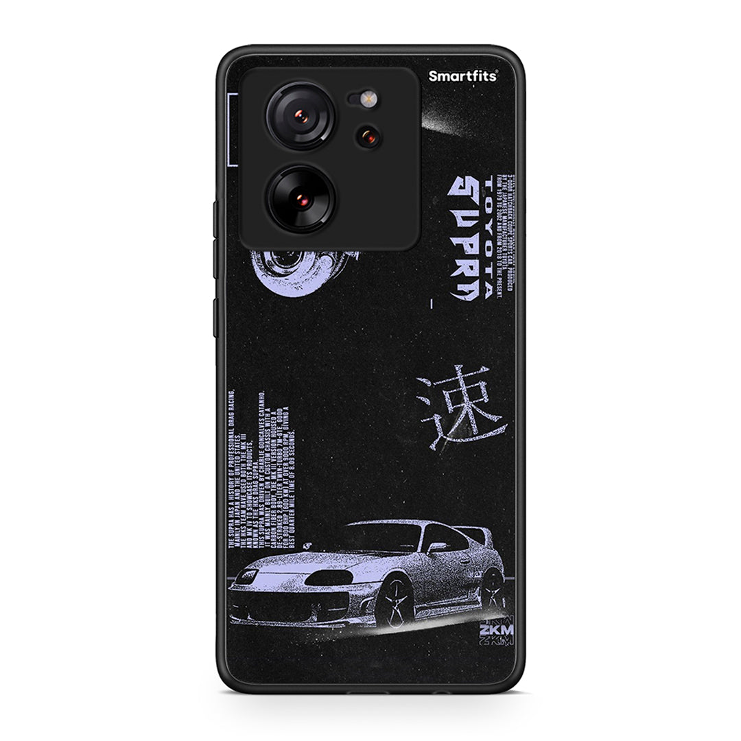 Xiaomi 13T Tokyo Drift Θήκη Αγίου Βαλεντίνου από τη Smartfits με σχέδιο στο πίσω μέρος και μαύρο περίβλημα | Smartphone case with colorful back and black bezels by Smartfits