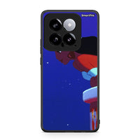 Thumbnail for Xiaomi 14 5G Alladin And Jasmine Love 2 θήκη από τη Smartfits με σχέδιο στο πίσω μέρος και μαύρο περίβλημα | Smartphone case with colorful back and black bezels by Smartfits