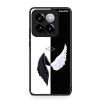 Thumbnail for Xiaomi 14 5G Angels Demons θήκη από τη Smartfits με σχέδιο στο πίσω μέρος και μαύρο περίβλημα | Smartphone case with colorful back and black bezels by Smartfits