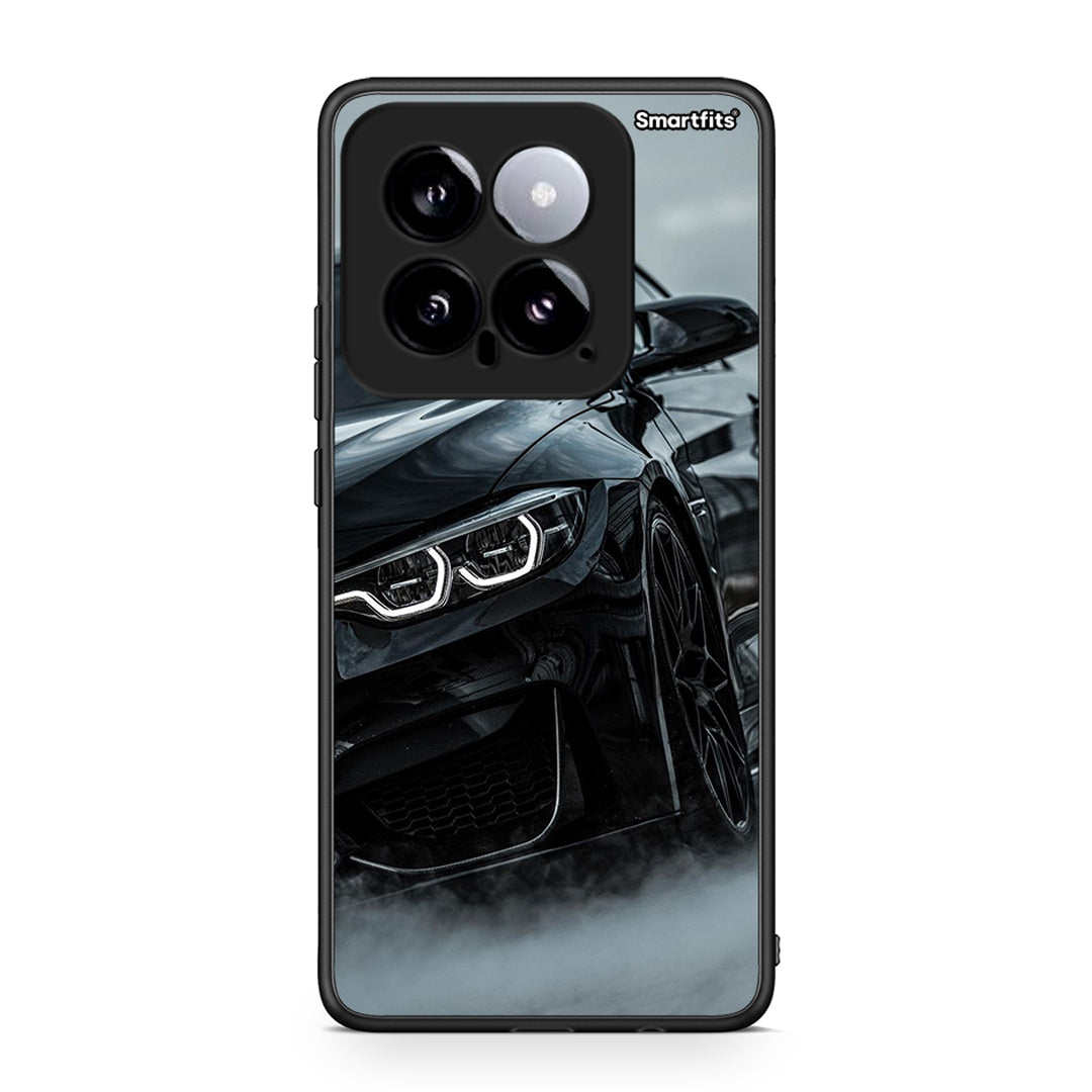 Xiaomi 14 5G Black BMW θήκη από τη Smartfits με σχέδιο στο πίσω μέρος και μαύρο περίβλημα | Smartphone case with colorful back and black bezels by Smartfits