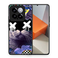 Thumbnail for Θήκη Xiaomi 14 5G Cat Collage από τη Smartfits με σχέδιο στο πίσω μέρος και μαύρο περίβλημα | Xiaomi 14 5G Cat Collage case with colorful back and black bezels