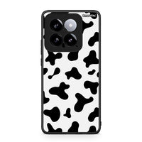 Thumbnail for Xiaomi 14 5G Cow Print θήκη από τη Smartfits με σχέδιο στο πίσω μέρος και μαύρο περίβλημα | Smartphone case with colorful back and black bezels by Smartfits