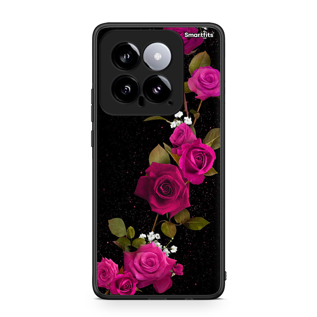 4 - Xiaomi 14 5G Red Roses Flower case, cover, bumper