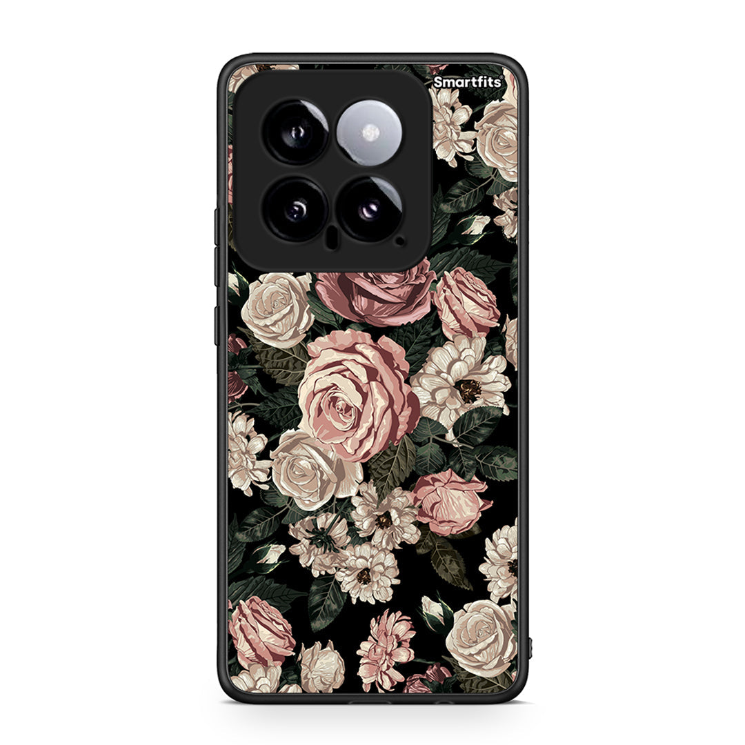 4 - Xiaomi 14 5G Wild Roses Flower case, cover, bumper