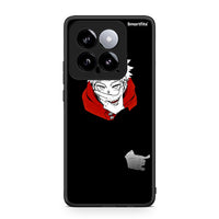 Thumbnail for Xiaomi 14 5G Itadori Anime θήκη από τη Smartfits με σχέδιο στο πίσω μέρος και μαύρο περίβλημα | Smartphone case with colorful back and black bezels by Smartfits