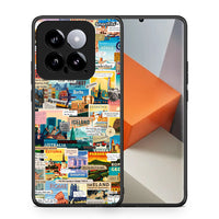 Thumbnail for Θήκη Xiaomi 14 5G Live To Travel από τη Smartfits με σχέδιο στο πίσω μέρος και μαύρο περίβλημα | Xiaomi 14 5G Live To Travel case with colorful back and black bezels