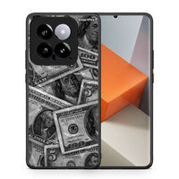 Thumbnail for Θήκη Xiaomi 14 5G Money Dollars από τη Smartfits με σχέδιο στο πίσω μέρος και μαύρο περίβλημα | Xiaomi 14 5G Money Dollars case with colorful back and black bezels