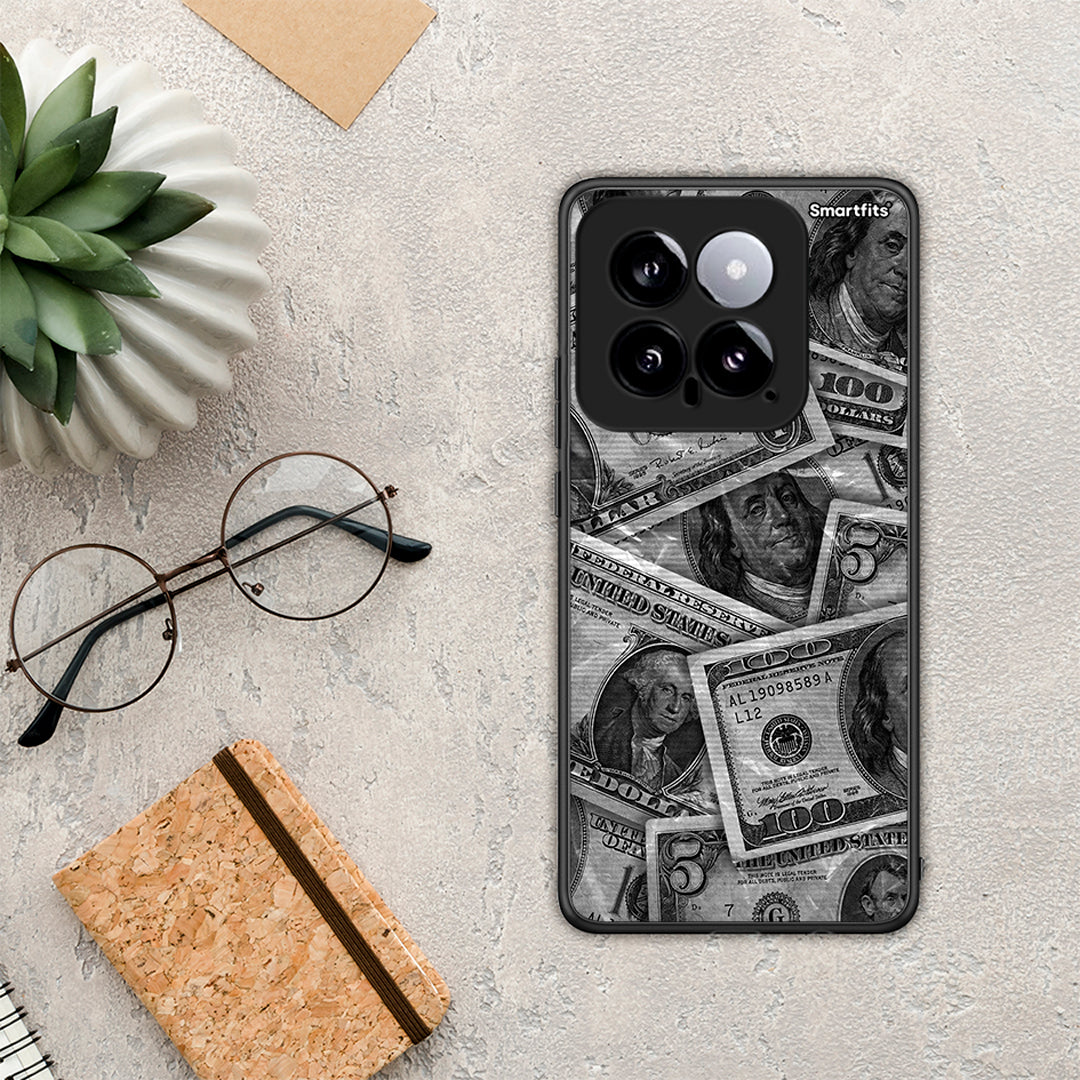 Money Dollars - Xiaomi 14 5G θήκη
