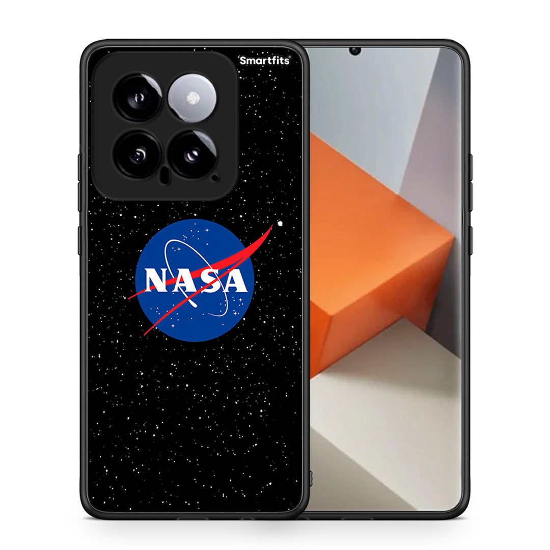 Θήκη Xiaomi 14 5G NASA PopArt από τη Smartfits με σχέδιο στο πίσω μέρος και μαύρο περίβλημα | Xiaomi 14 5G NASA PopArt case with colorful back and black bezels