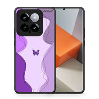 Thumbnail for Purple Mariposa - Xiaomi 14 5G θήκη
