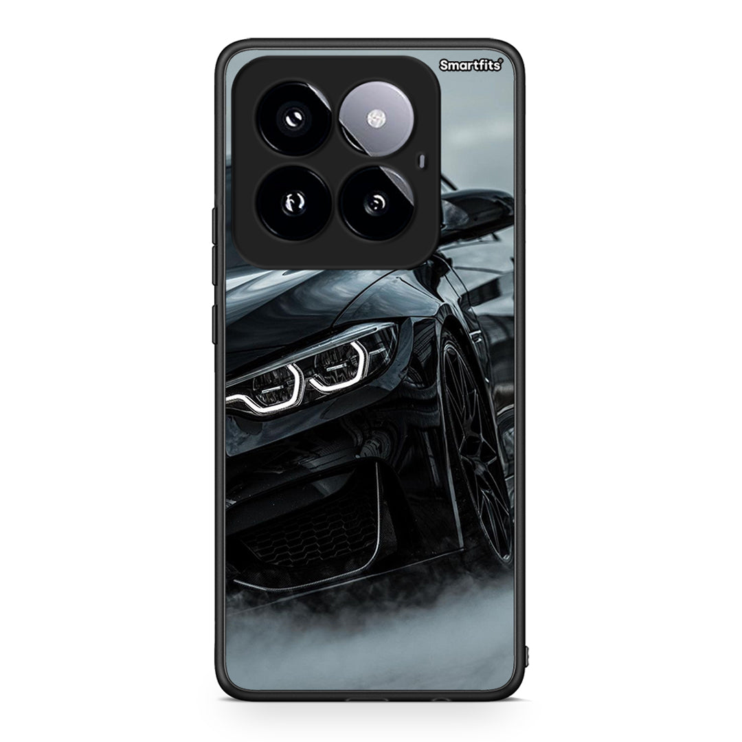 Xiaomi 14 Pro 5G Black BMW θήκη από τη Smartfits με σχέδιο στο πίσω μέρος και μαύρο περίβλημα | Smartphone case with colorful back and black bezels by Smartfits