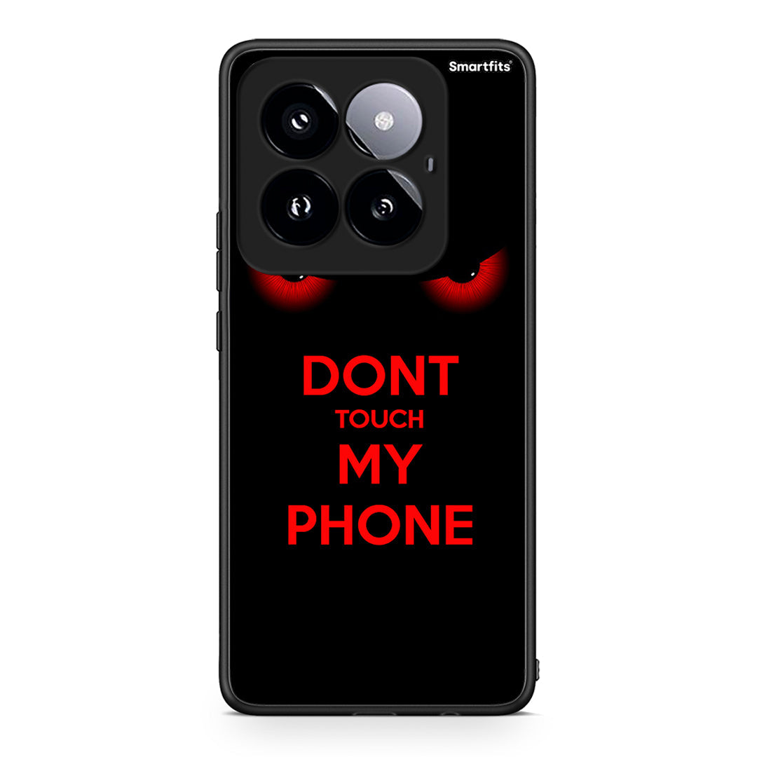Xiaomi 14 Pro 5G Touch My Phone Θήκη από τη Smartfits με σχέδιο στο πίσω μέρος και μαύρο περίβλημα | Smartphone case with colorful back and black bezels by Smartfits