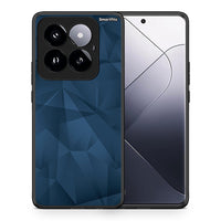 Thumbnail for Θήκη Xiaomi 14 Pro 5G Blue Abstract Geometric από τη Smartfits με σχέδιο στο πίσω μέρος και μαύρο περίβλημα | Xiaomi 14 Pro 5G Blue Abstract Geometric case with colorful back and black bezels