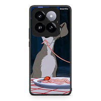 Thumbnail for Xiaomi 14 Pro 5G Lady And Tramp 1 Θήκη Αγίου Βαλεντίνου από τη Smartfits με σχέδιο στο πίσω μέρος και μαύρο περίβλημα | Smartphone case with colorful back and black bezels by Smartfits