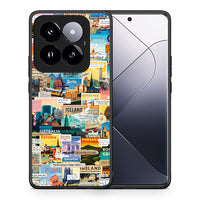 Thumbnail for Θήκη Xiaomi 14 Pro 5G Live To Travel από τη Smartfits με σχέδιο στο πίσω μέρος και μαύρο περίβλημα | Xiaomi 14 Pro 5G Live To Travel case with colorful back and black bezels
