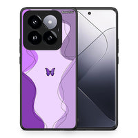 Thumbnail for Purple Mariposa - Xiaomi 14 Pro 5G θήκη
