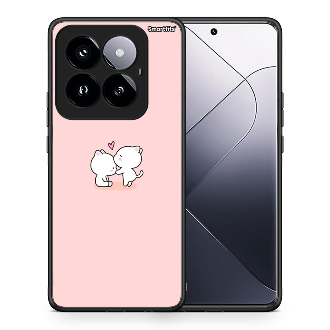 Θήκη Xiaomi 14 Pro 5G Love Valentine από τη Smartfits με σχέδιο στο πίσω μέρος και μαύρο περίβλημα | Xiaomi 14 Pro 5G Love Valentine case with colorful back and black bezels