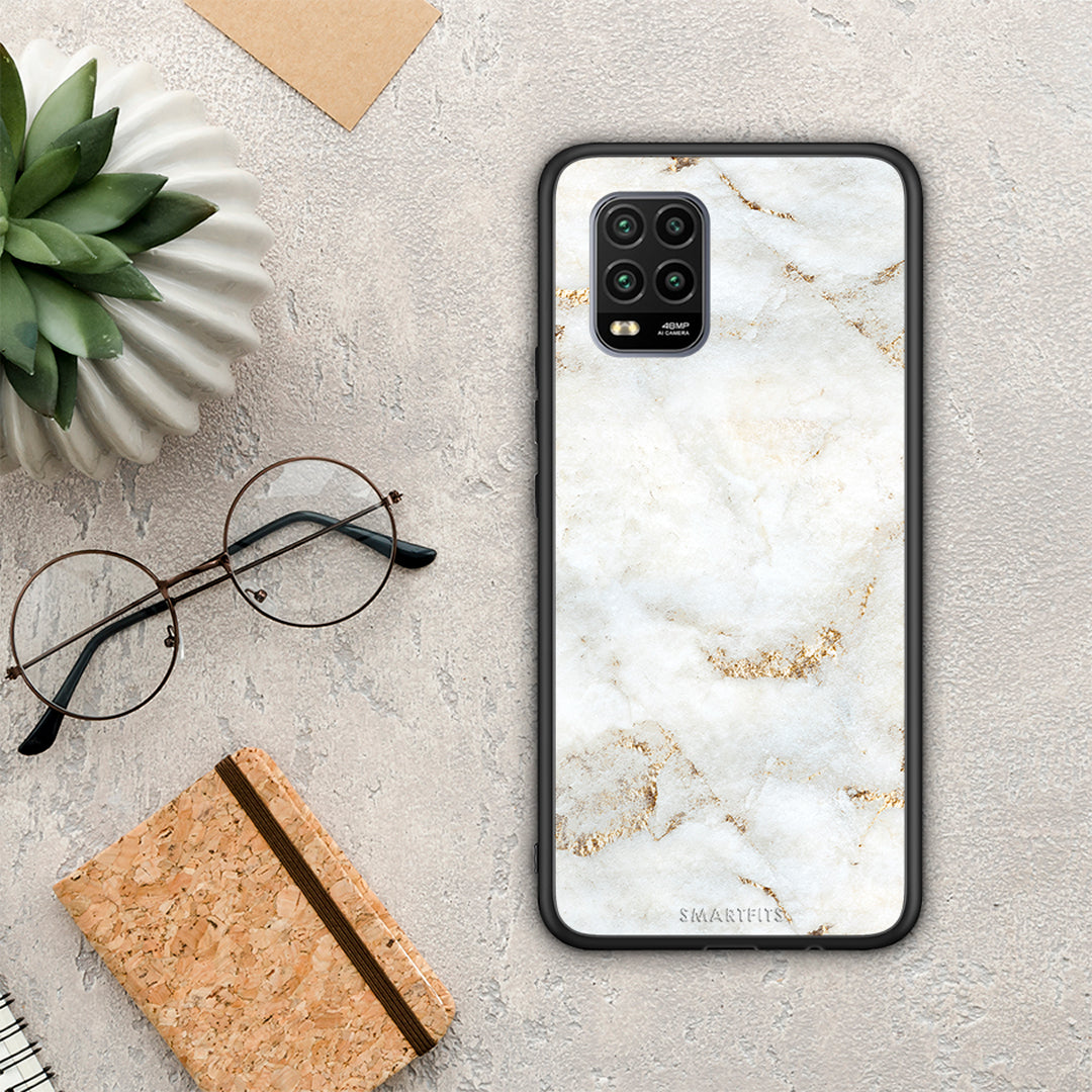 White Gold Marble - Xiaomi Mi 10 Lite θήκη