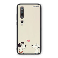 Thumbnail for Xiaomi Mi 10 Pro Dalmatians Love θήκη από τη Smartfits με σχέδιο στο πίσω μέρος και μαύρο περίβλημα | Smartphone case with colorful back and black bezels by Smartfits