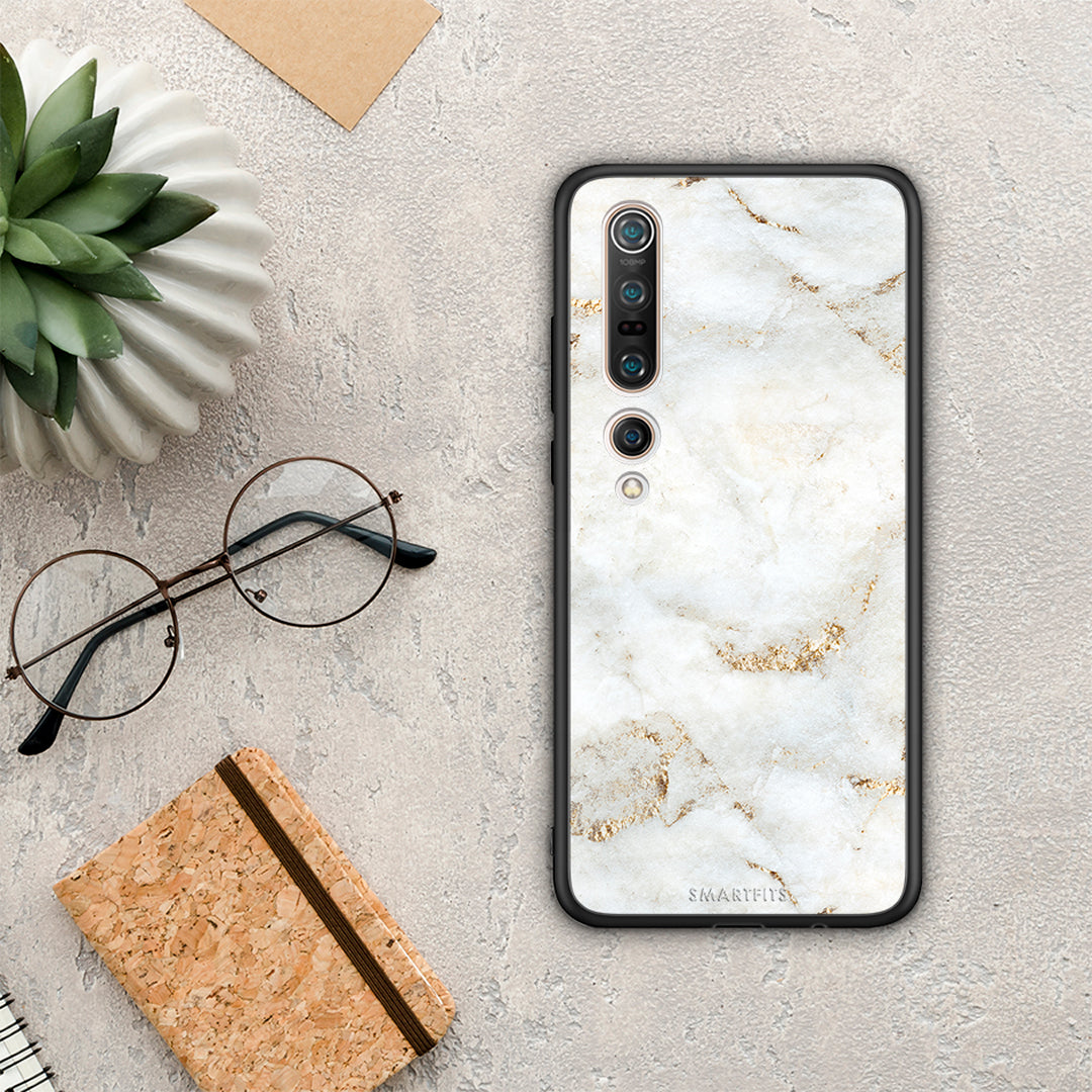 White Gold Marble - Xiaomi Mi 10 Pro θήκη