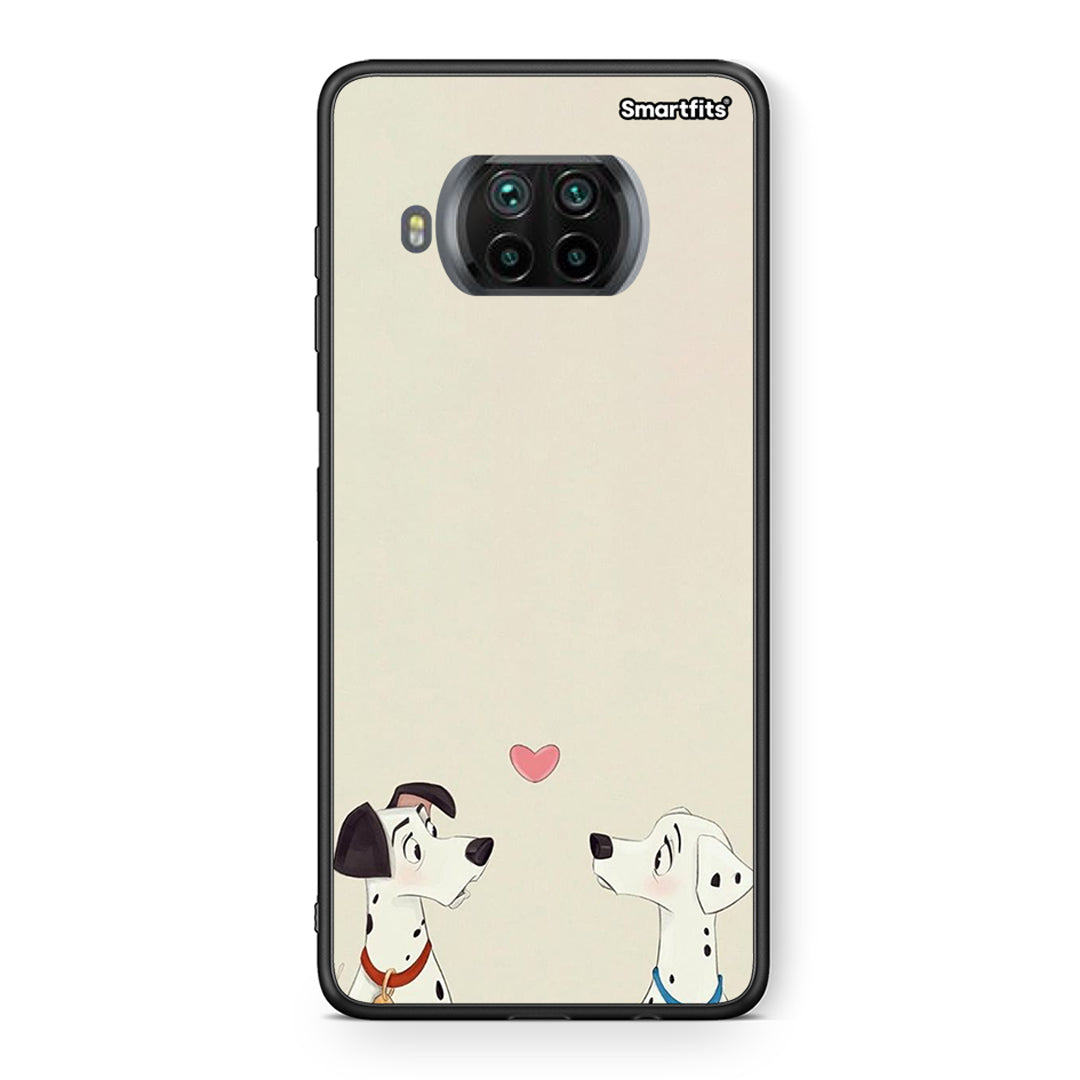Θήκη Xiaomi Mi 10T Lite Dalmatians Love από τη Smartfits με σχέδιο στο πίσω μέρος και μαύρο περίβλημα | Xiaomi Mi 10T Lite Dalmatians Love case with colorful back and black bezels