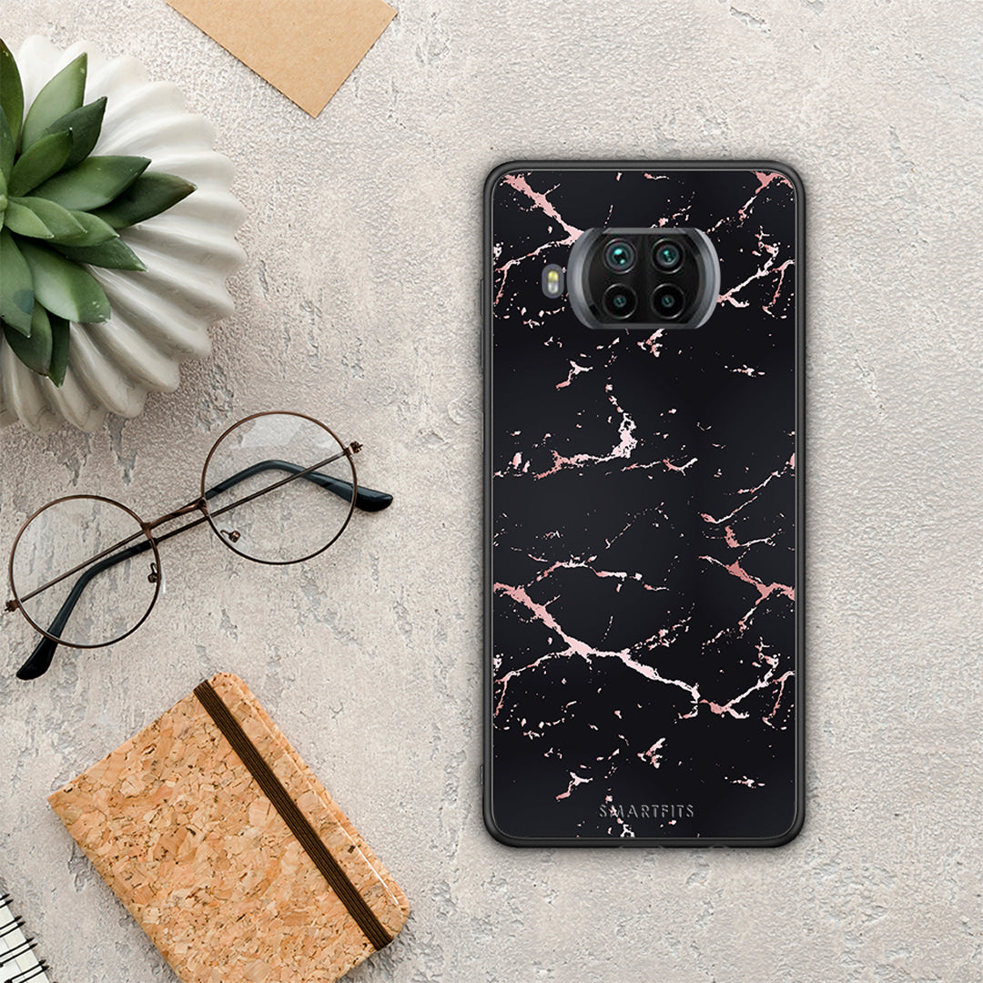 Marble Black Rosegold - Xiaomi Mi 10T Lite θήκη