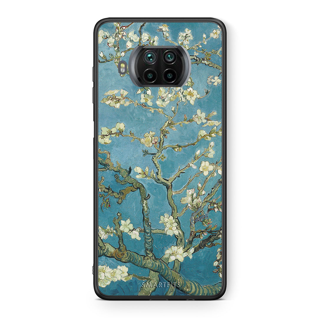 Θήκη Xiaomi Mi 10T Lite White Blossoms από τη Smartfits με σχέδιο στο πίσω μέρος και μαύρο περίβλημα | Xiaomi Mi 10T Lite White Blossoms case with colorful back and black bezels