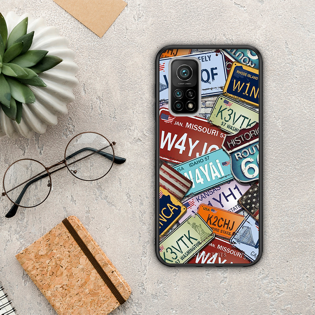 Car Plates - Xiaomi Mi 10T / 10T Pro θήκη