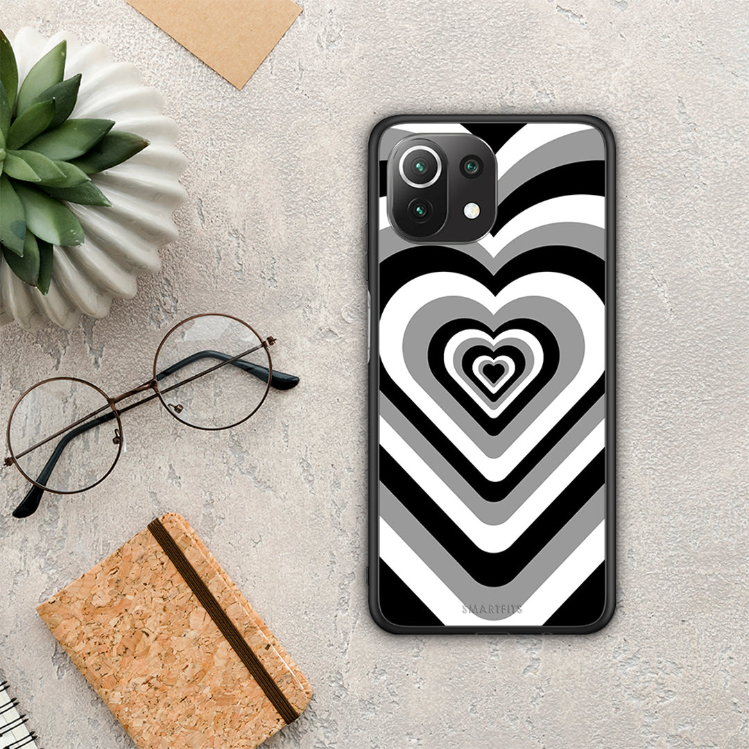 Black Hearts - Xiaomi 11 Lite 5G NE / Mi 11 Lite θήκη