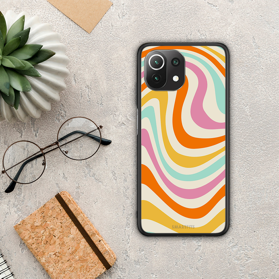 Colourful Waves - Xiaomi 11 Lite 5G NE / Mi 11 Lite θήκη