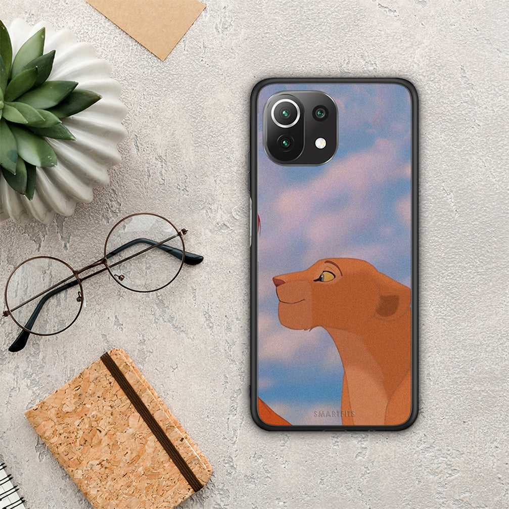 Lion Love 2 - Xiaomi 11 Lite 5G NE / Mi 11 Lite θήκη