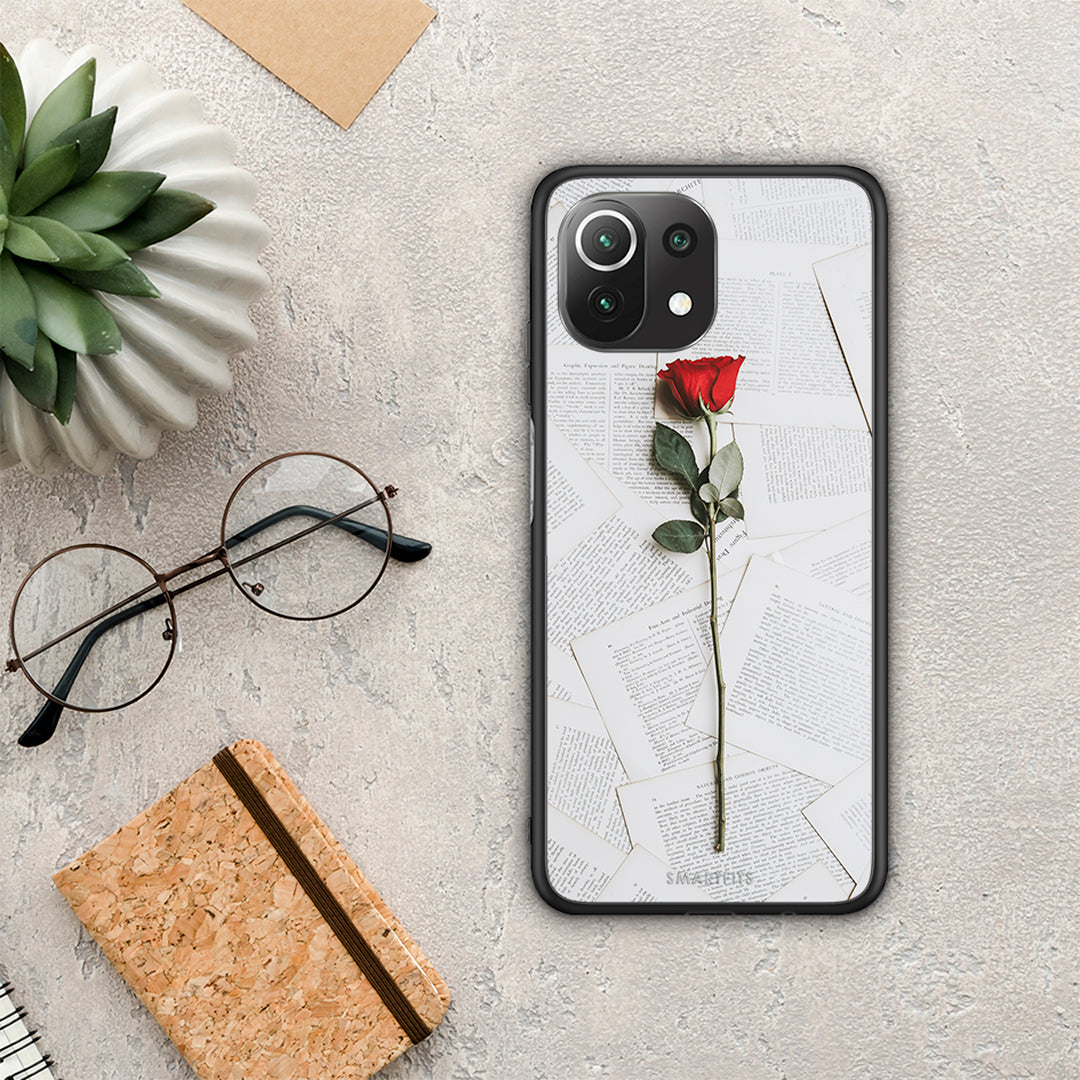 Red Rose - Xiaomi 11 Lite 5G NE / Mi 11 Lite θήκη