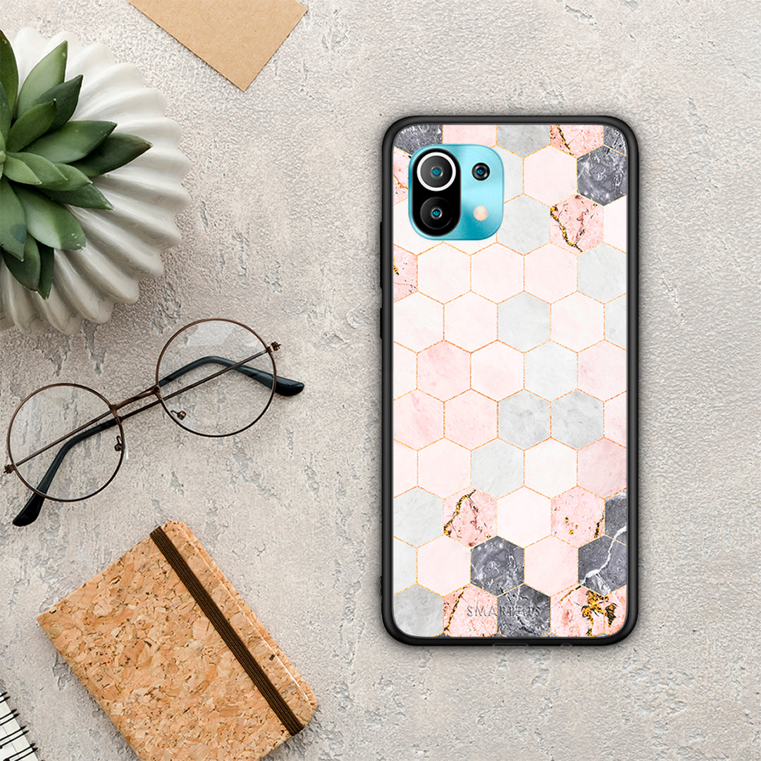 Marble Hexagon Pink - Xiaomi Mi 11 / 11 Pro θήκη