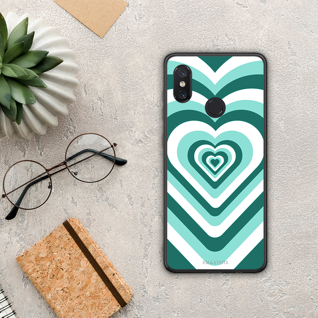 Green Hearts - Xiaomi Mi 8 θήκη