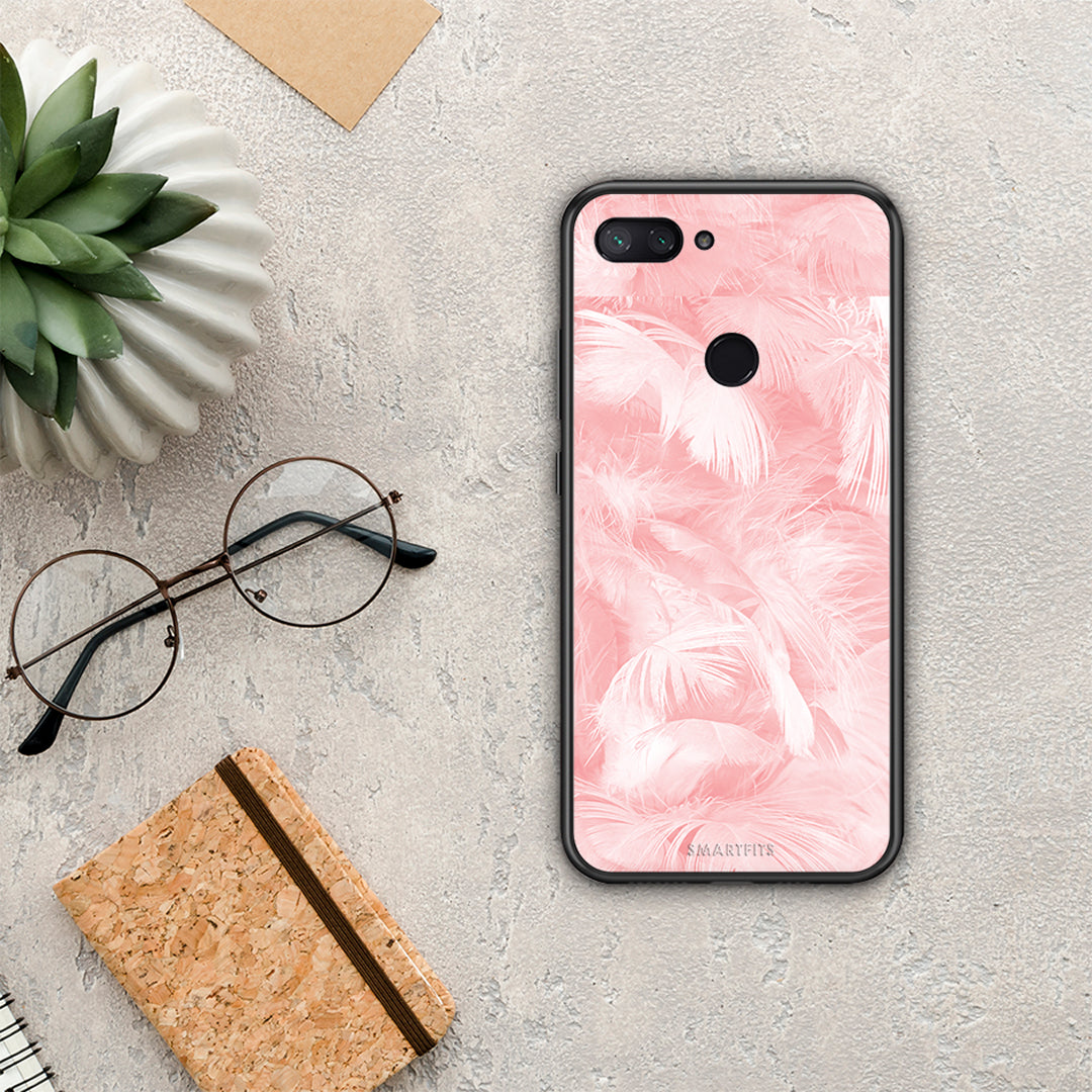 Boho Pink Feather - Xiaomi Mi 8 Lite θήκη